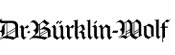 Dr. Bürklin-Wolf