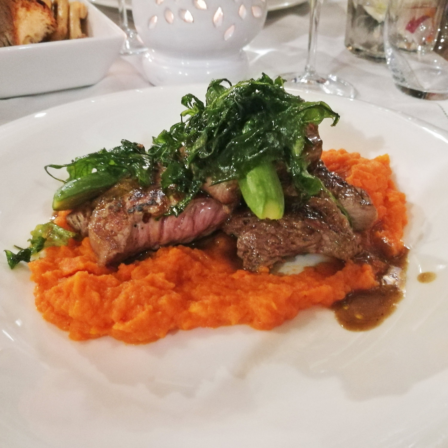 Tagliata di manzo zum Wein Tagliata di manzo zum Wein