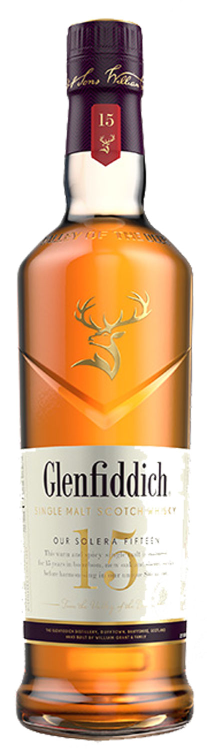 Glenfiddich 15YO Solera Fifteen Single Malt Scotch Whisky Glenfiddich 15YO Solera Fifteen Single Malt Scotch Whisky