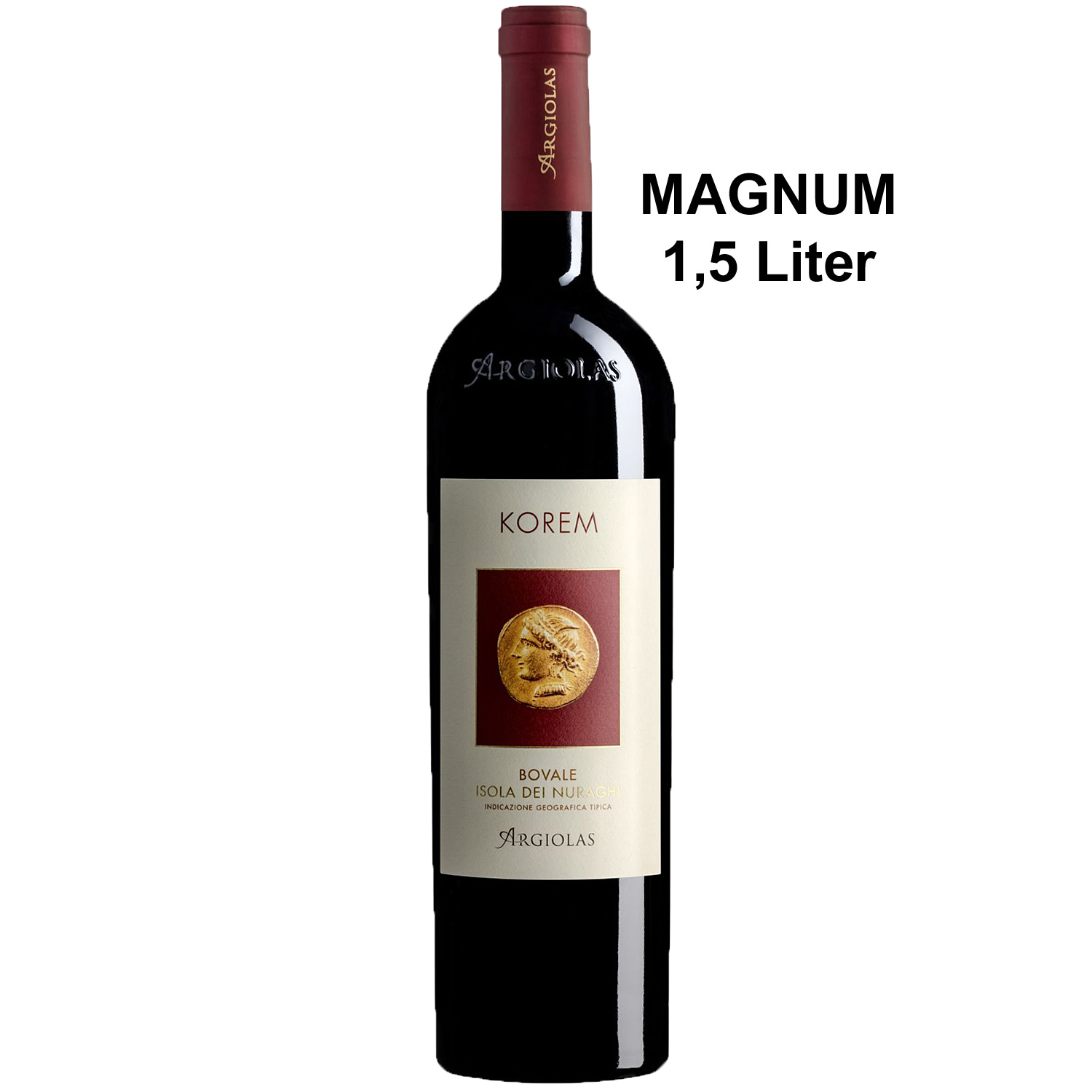 Argiolas Korem Bovale Isola dei Nuraghi IGT 2021 Magnum Argiolas Korem Bovale Isola dei Nuraghi IGT 2021 Magnum