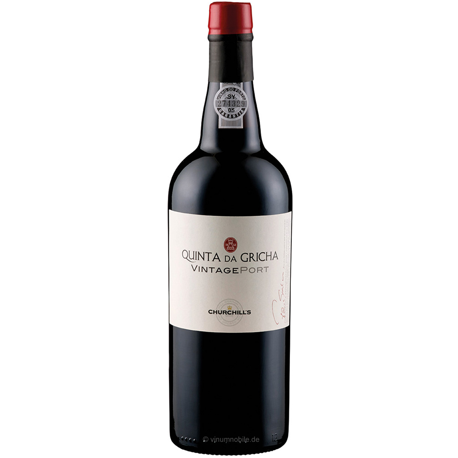 Portwein Churchill´s Quinta da Gricha Vintage Port 2015