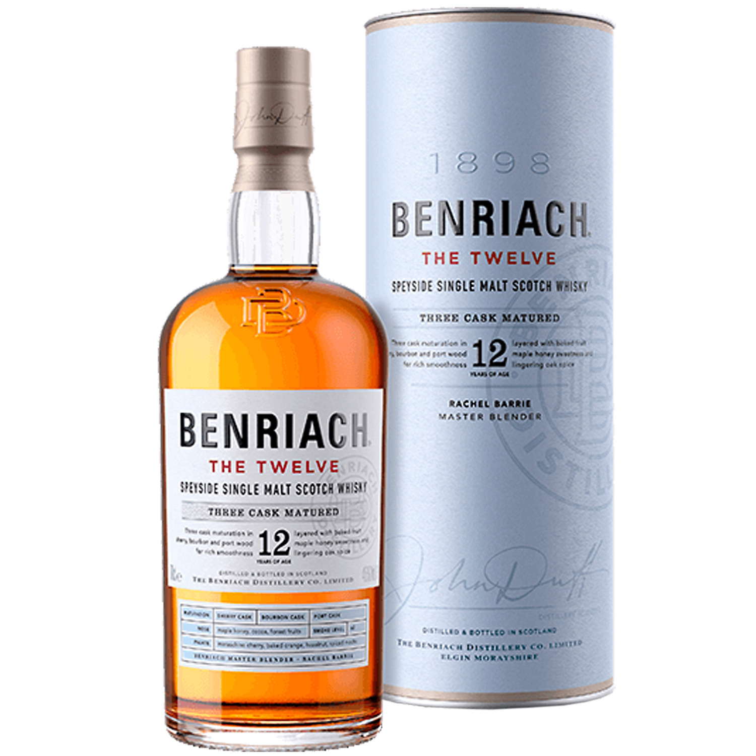 BenRiach 12 Years Old The Twelve Speyside Single Malt Whisky BenRiach 12 Years Old The Twelve Speyside Single Malt Whisky