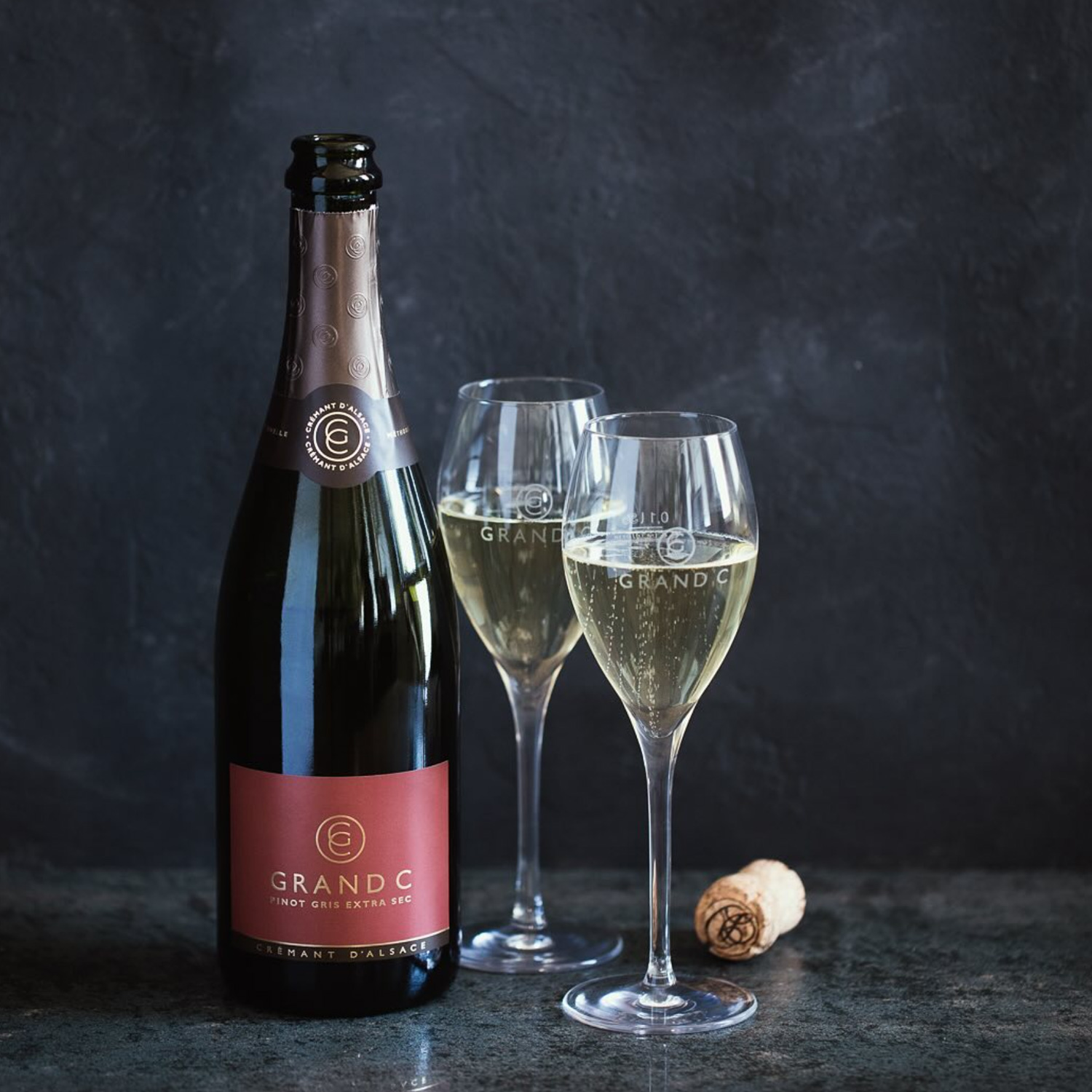 Grand C Pinot Gris Extra Sec Cremant d'Alsace