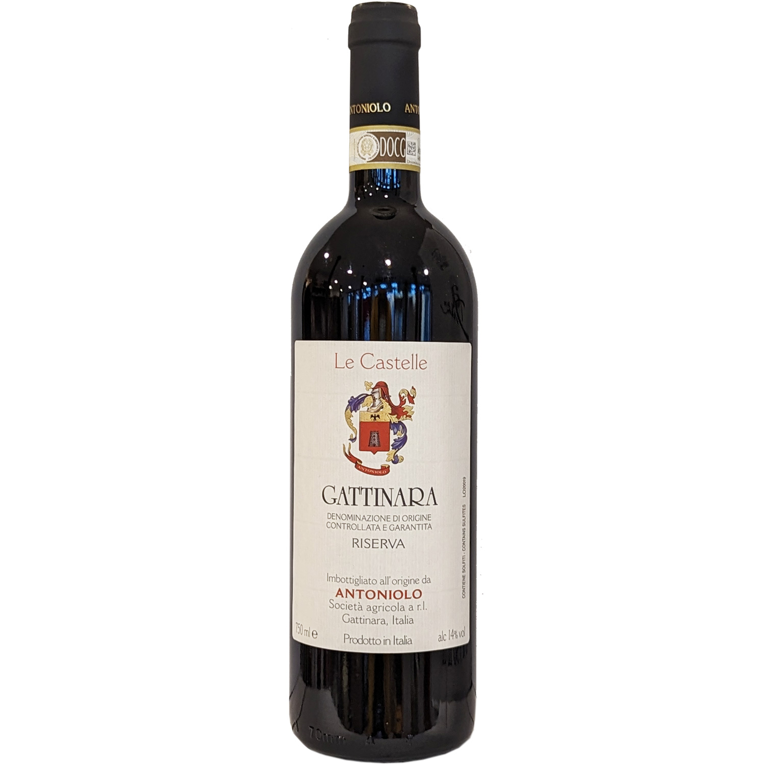 Antoniolo Le Castelle Gattinara Riserva 2015