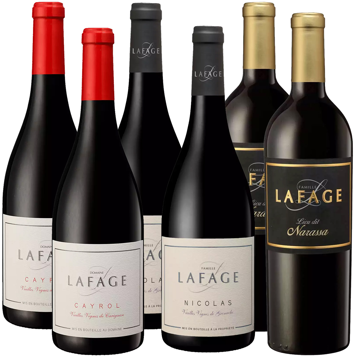 Domaine Lafage 6er Rotweinpaket 1
