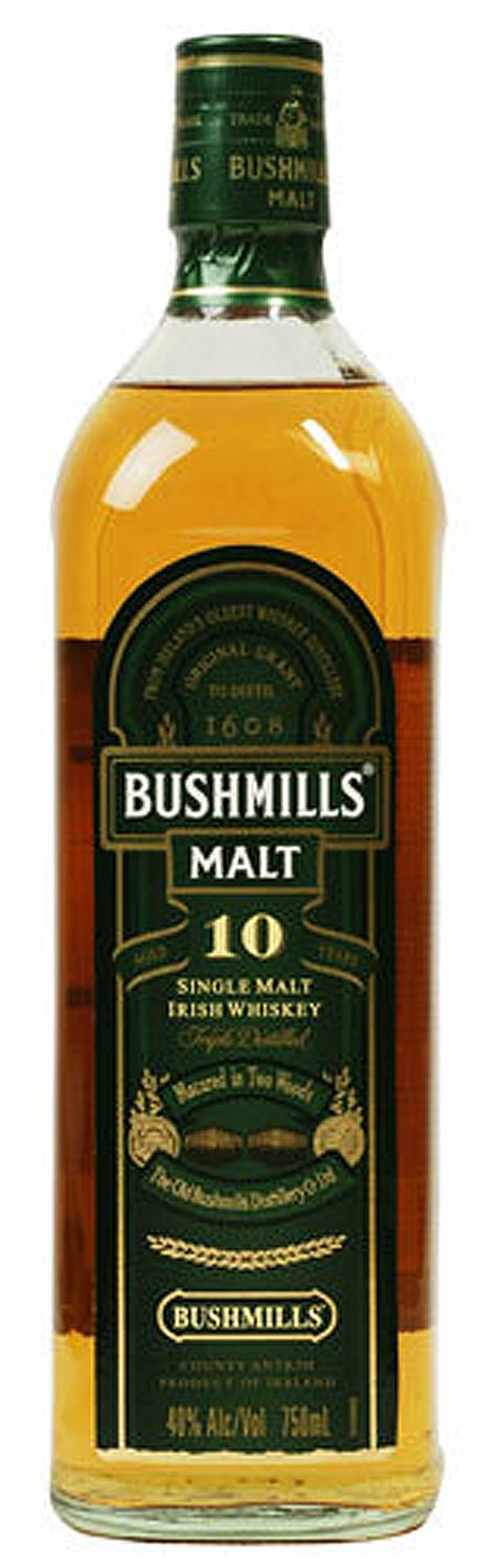 Bushmills Single Malt Irish Whiskey 10 Year