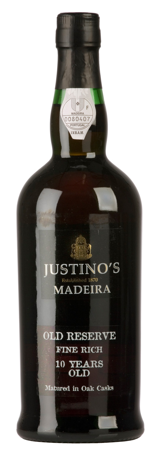 Justino's Old Reserve Fine Rich 10 Years Old Madeira Justino's Old Reserve Fine Rich 10 Years Old Madeira
