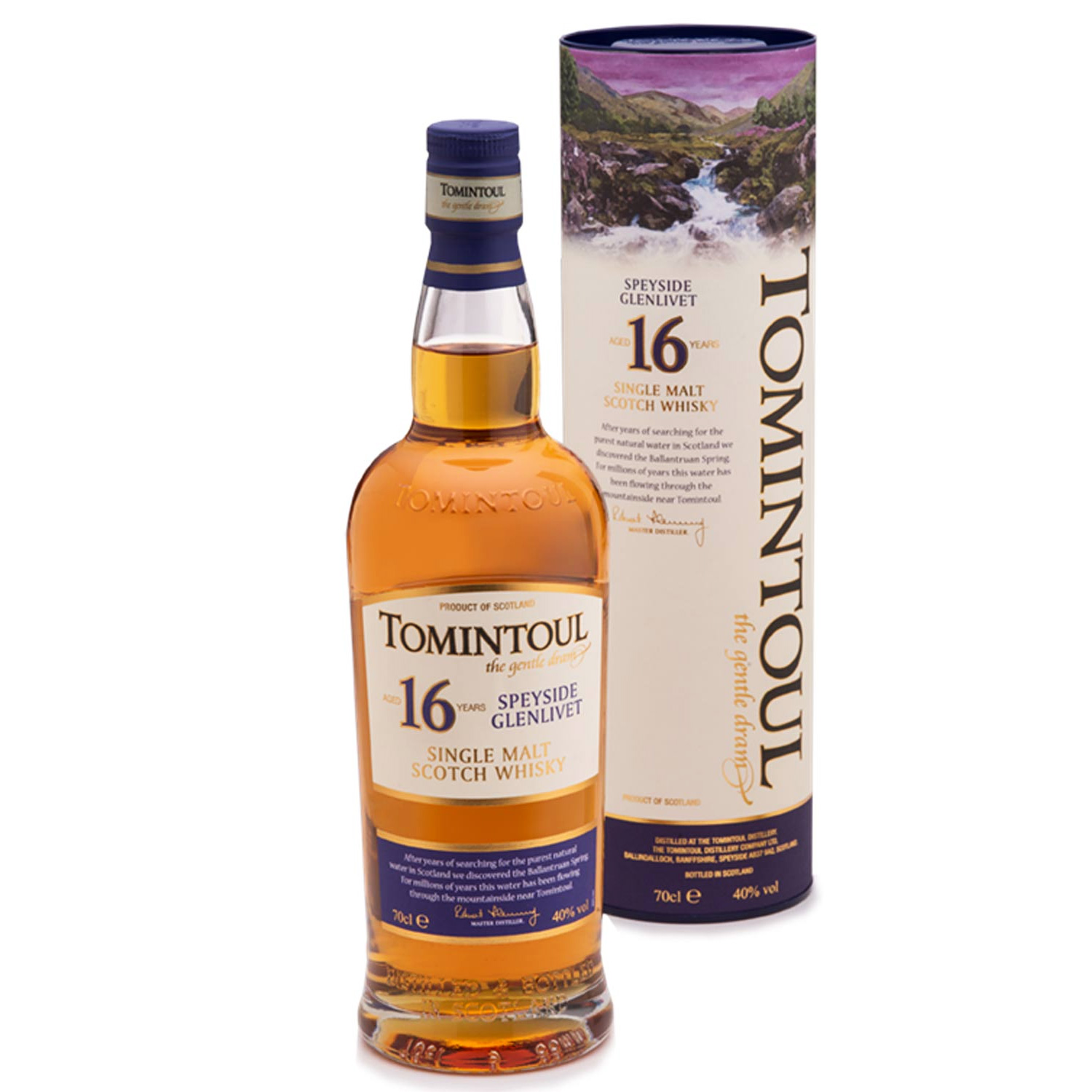 Schottischer Whisky Tomintoul 16 Speyside Glenlivet Single Malt