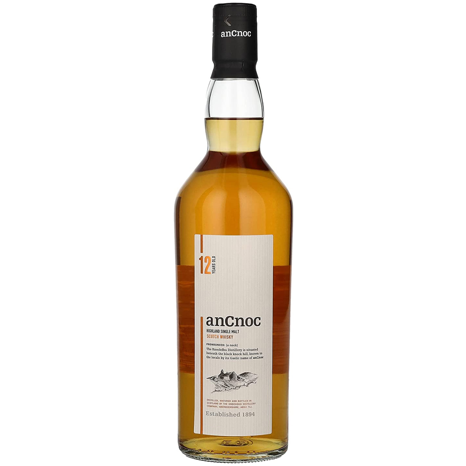 AnCnoc Highland Single Malt Scotch Whisky 12 Jahre alt AnCnoc Highland Single Malt Scotch Whisky 12 Jahre alt