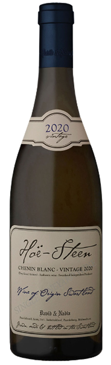 Südafrikanischer Weißwein  David & Nadia Hoë-Steen Chenin blanc 2020 Südafrikanischer Weißwein  David & Nadia Hoë-Steen Chenin blanc 2020