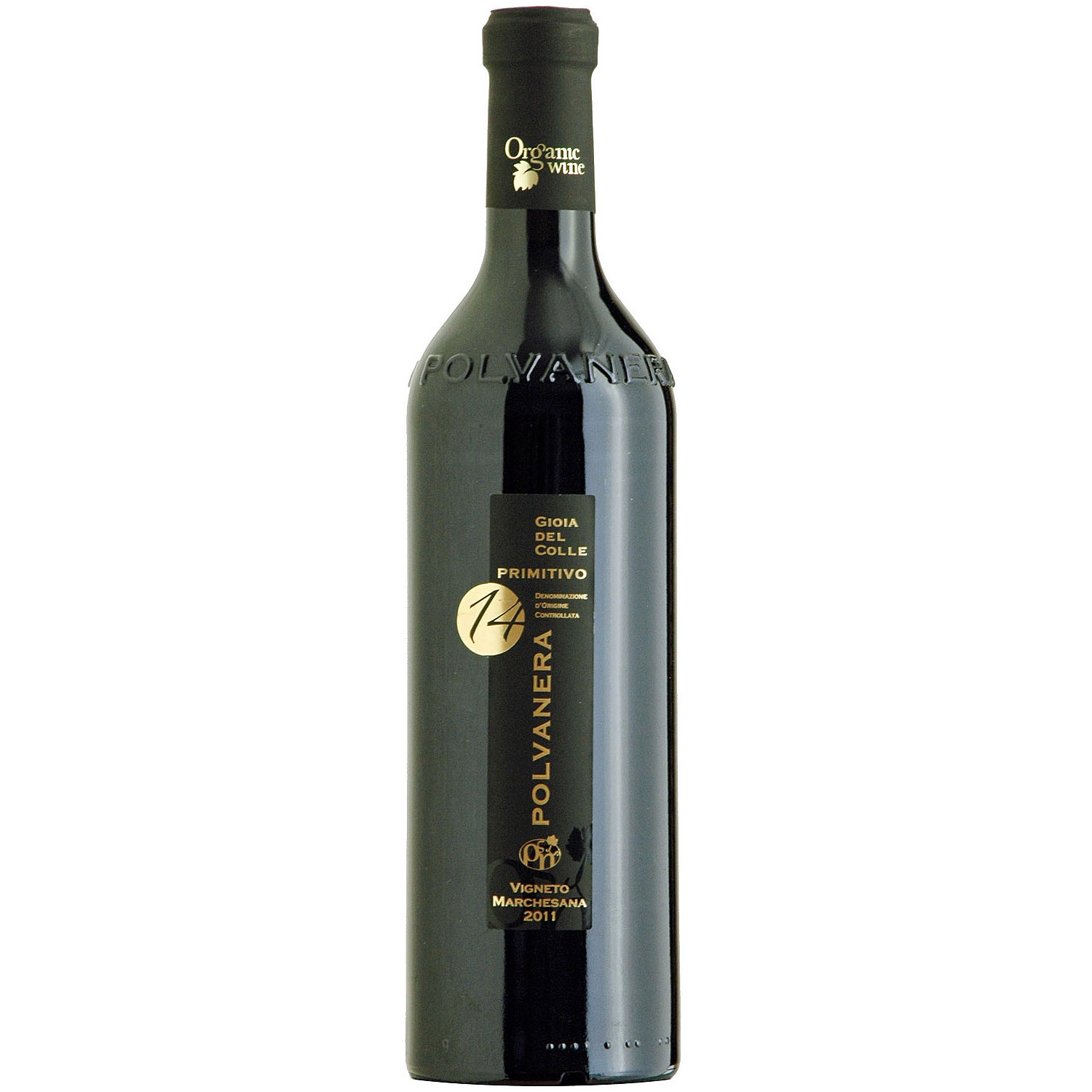 Italienischer Rotwein Polvanera 14 Gioia del Colle Primitivo Vigneto Marchesana 2015 