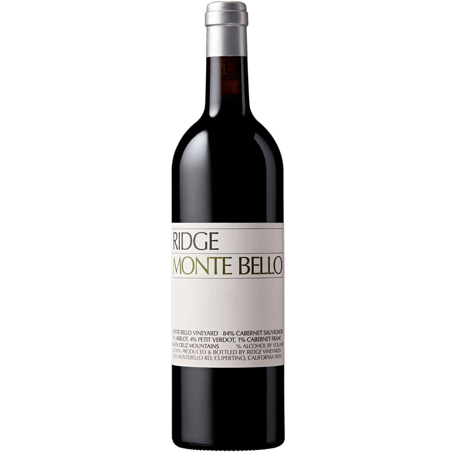 Ridge Monte Bello 2018   Ridge Monte Bello 2018