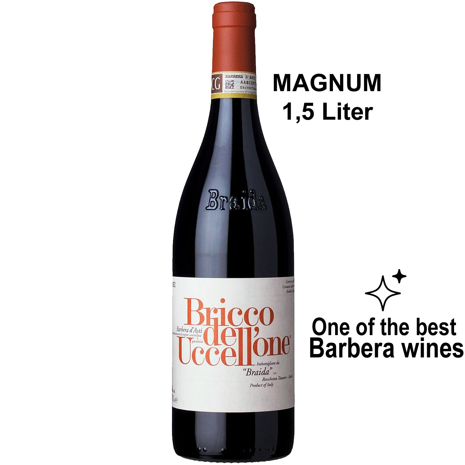 Braida Bricco dell'Uccellone Barbera d’Asti DOCG 2020 Magnum Braida Bricco dell'Uccellone Barbera d’Asti DOCG 2020 Magnum