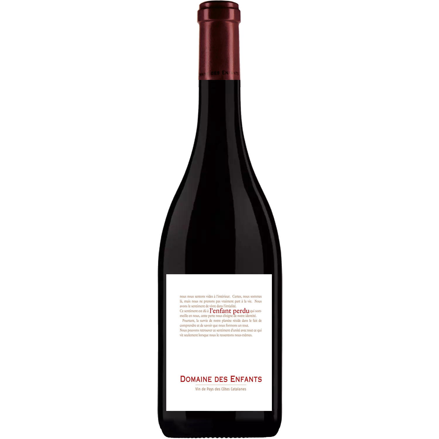 Domaine des Enfants L’enfant perdu IGP Côtes Catalanes 2017