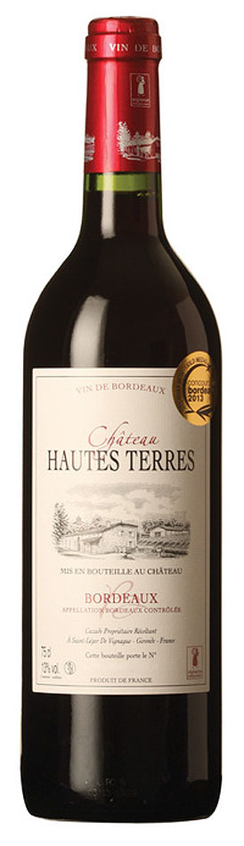 Chateau Hautes Terres Bordeaux 2019 Chateau Hautes Terres Bordeaux 2019