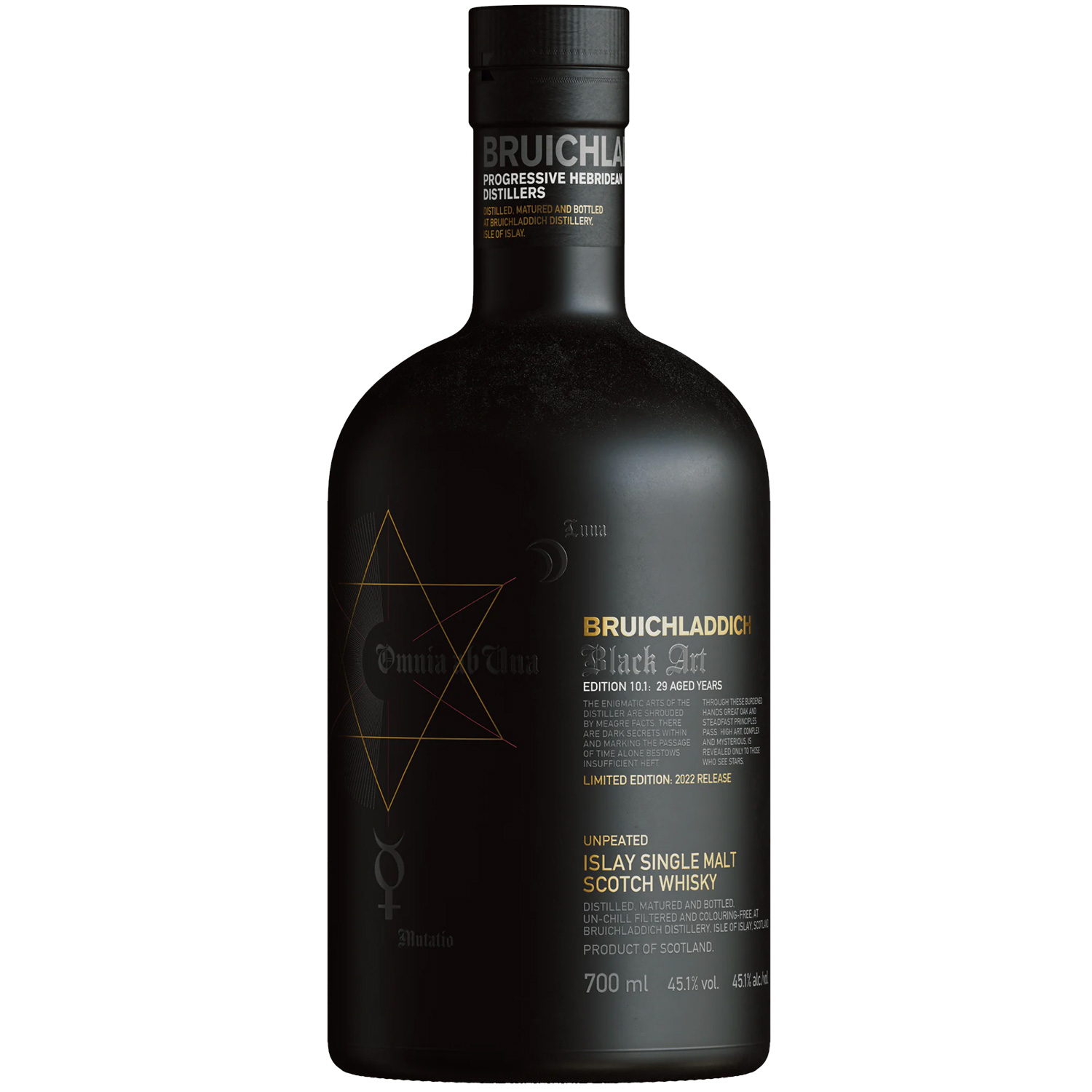Single Malt Scotch Whisky Bruichladdich Black Art Edition 10