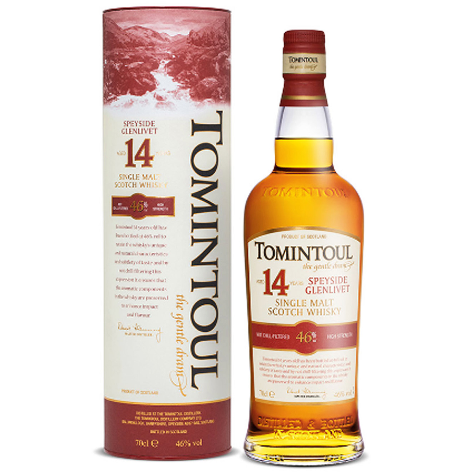Schottischer Whisky Tomintoul 14 Speyside Glenlivet Single Malt Schottischer Whisky Tomintoul 14 Speyside Glenlivet Single Malt