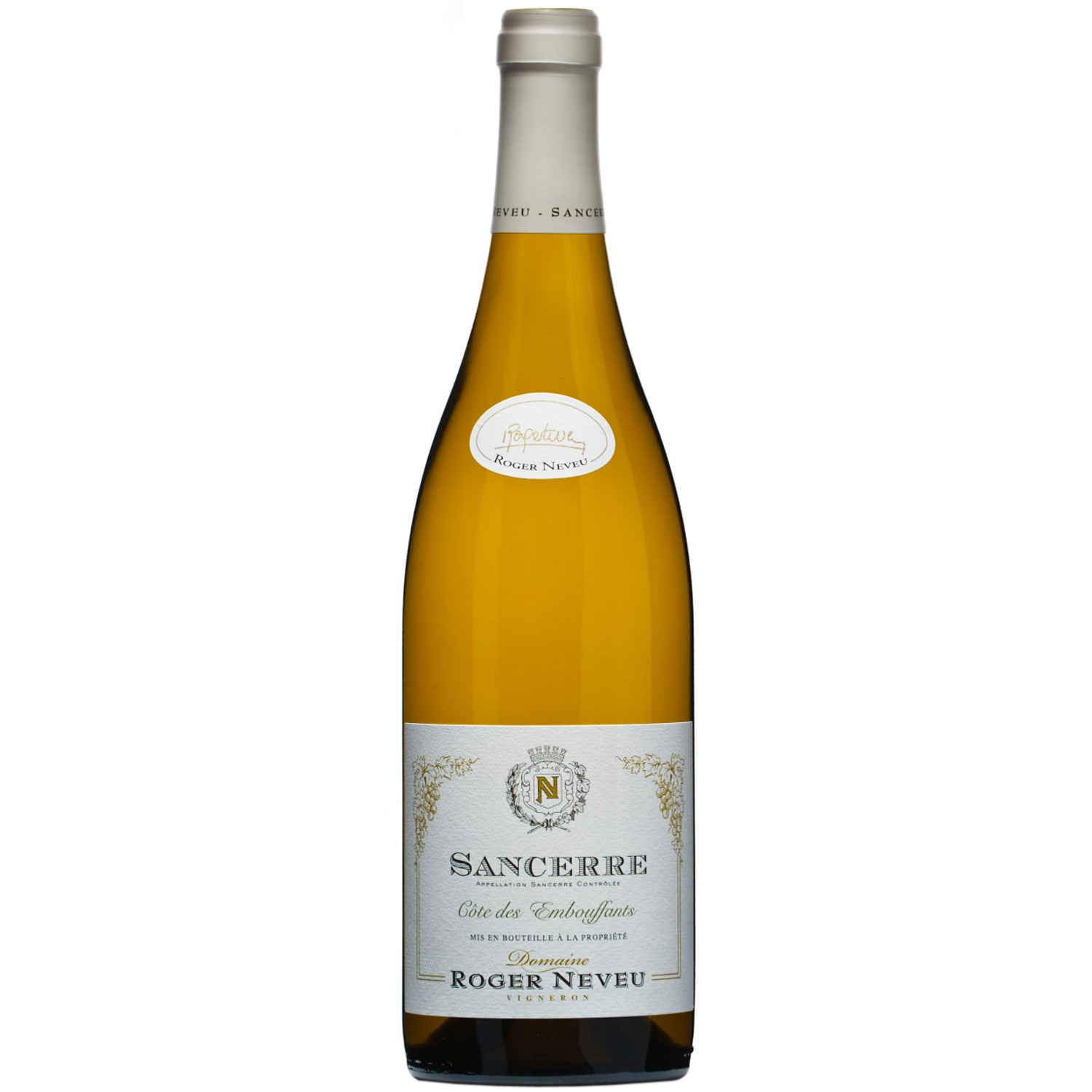 Französischer Weißwein Domaine Roger Neveu Sancerre Cote des Embouffants Französischer Weißwein Domaine Roger Neveu Sancerre Cote des Embouffants