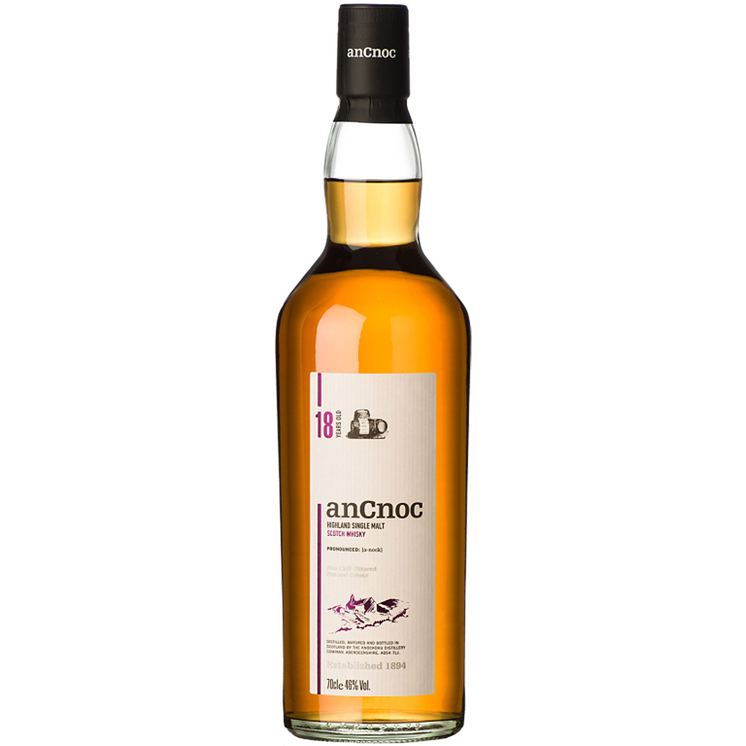 AnCnoc Highland Single Malt Scotch Whisky 18YO AnCnoc Highland Single Malt Scotch Whisky 18YO