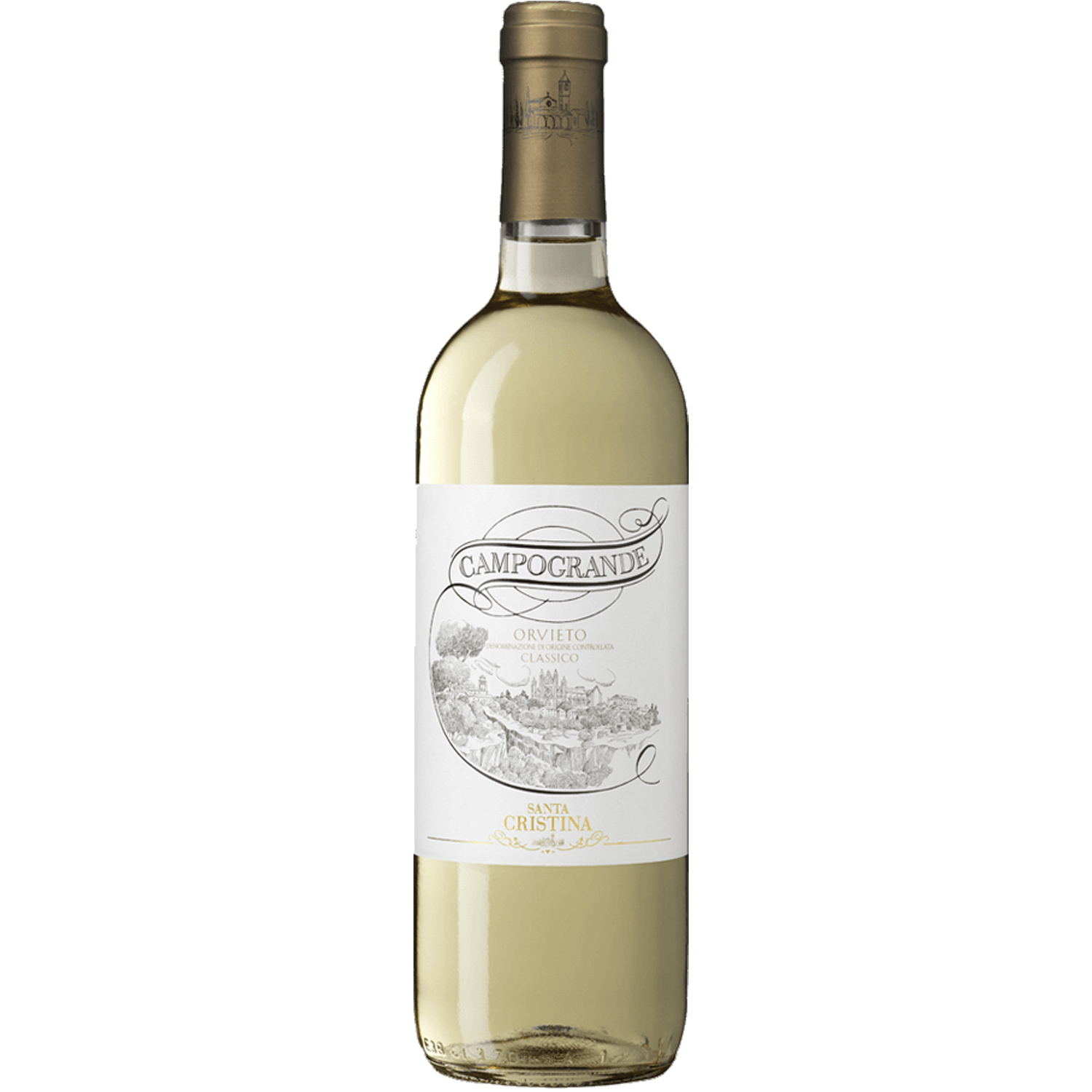 Italienischer Weißwein Santa Cristina Campogrande Orvieto Classico 2020