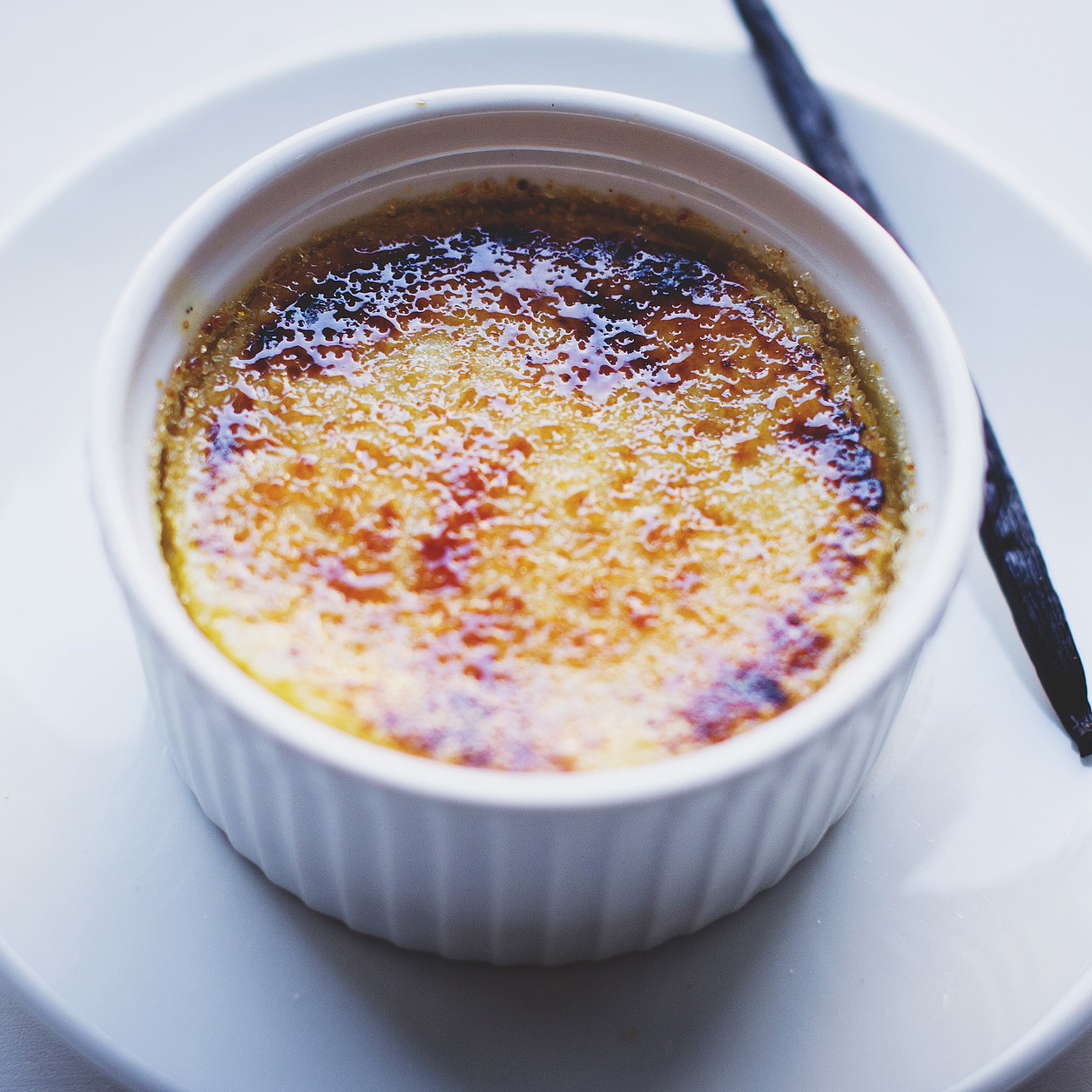 Nachspeise Creme brülee Nachspeise Creme brülee