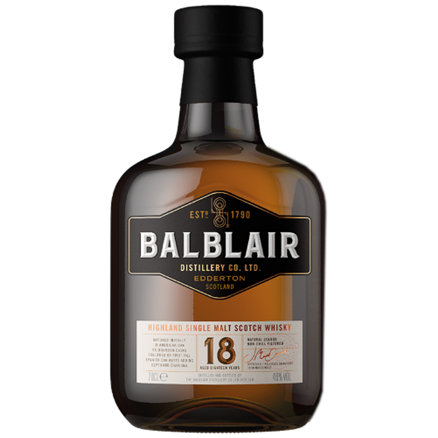 Balblair Single Malt Scotch Whisky 18YO